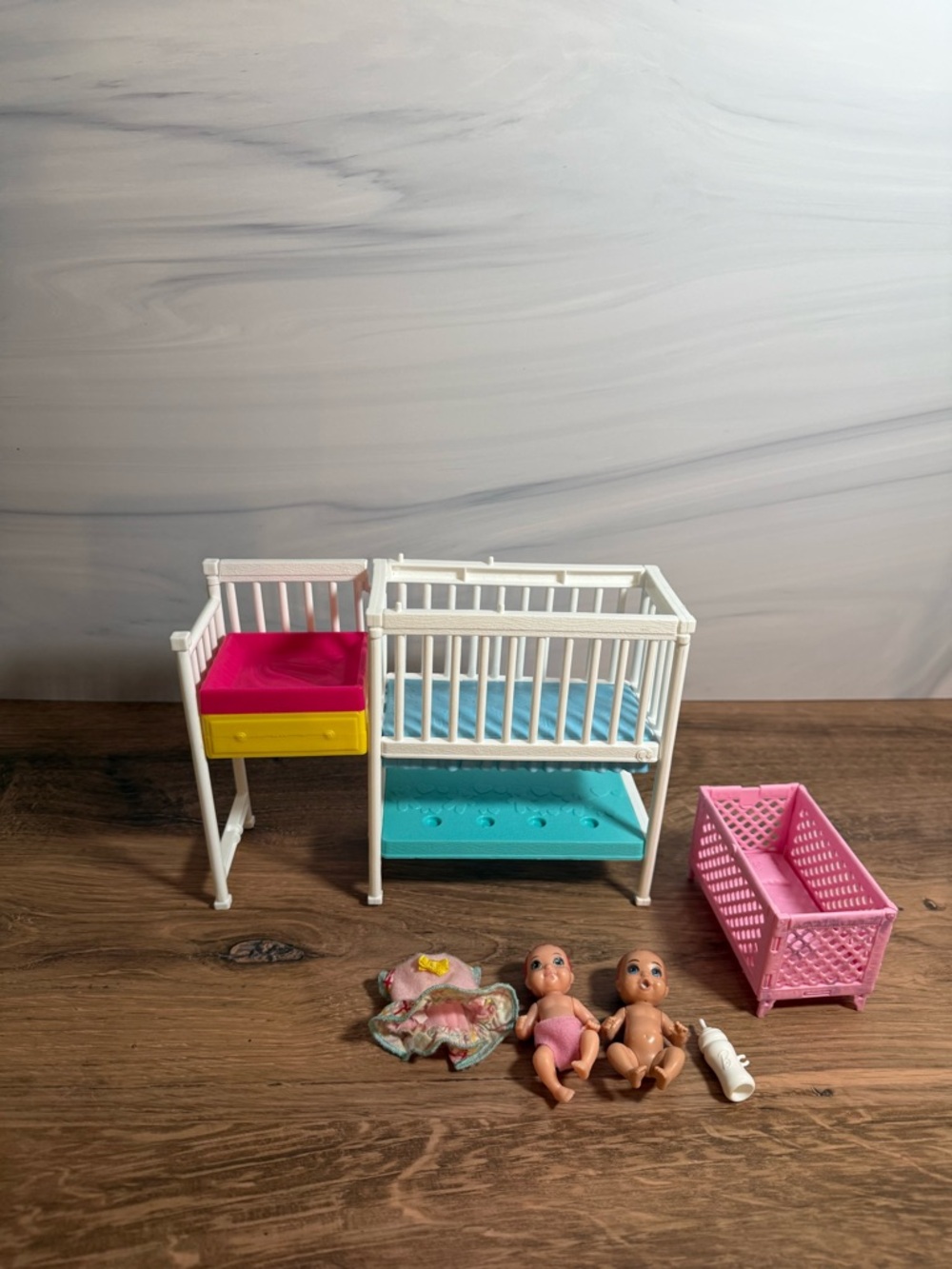 Vintage Barbie Nursery Crib Krissy Lot